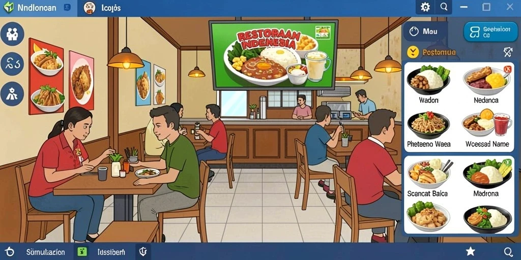 Momen seru saat bersaing dengan pemain lain di turnamen.
