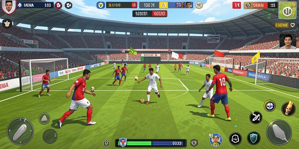 Tantangan seru di setiap level permainan.